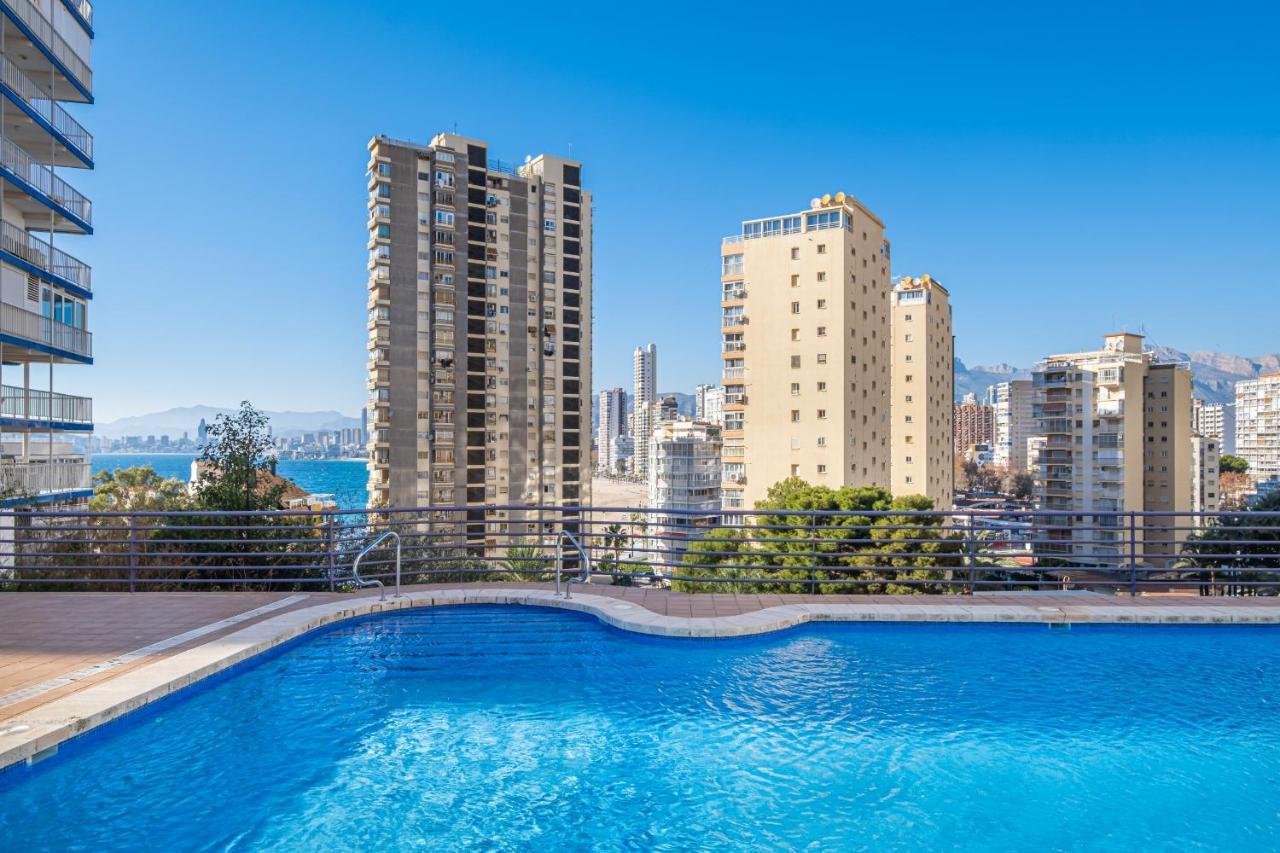 Tropic Mar Apartment 15-A Sea Views Levante Beach 貝尼多姆 外观 照片